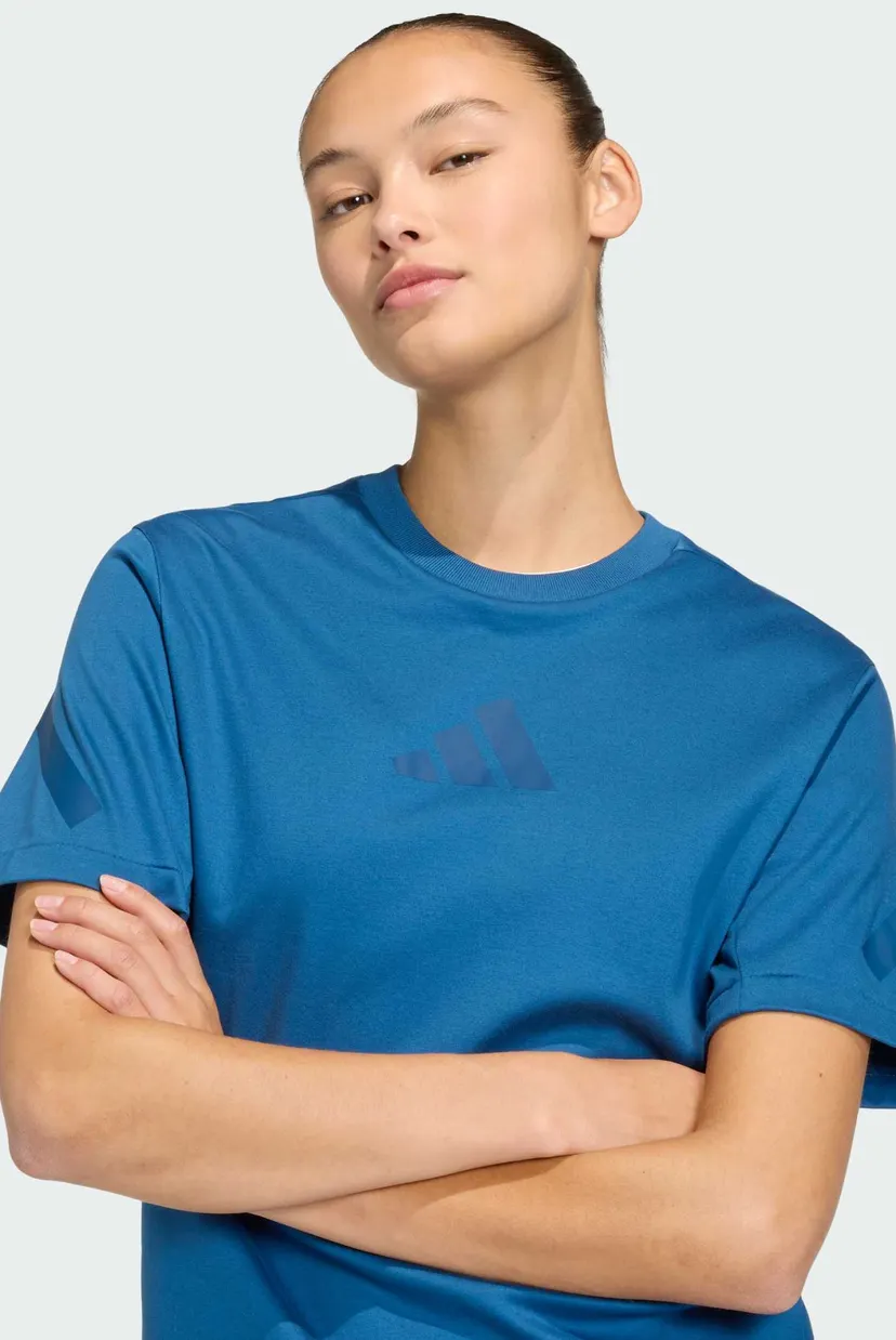Женская синяя футболка adidas Z.N.E. 4