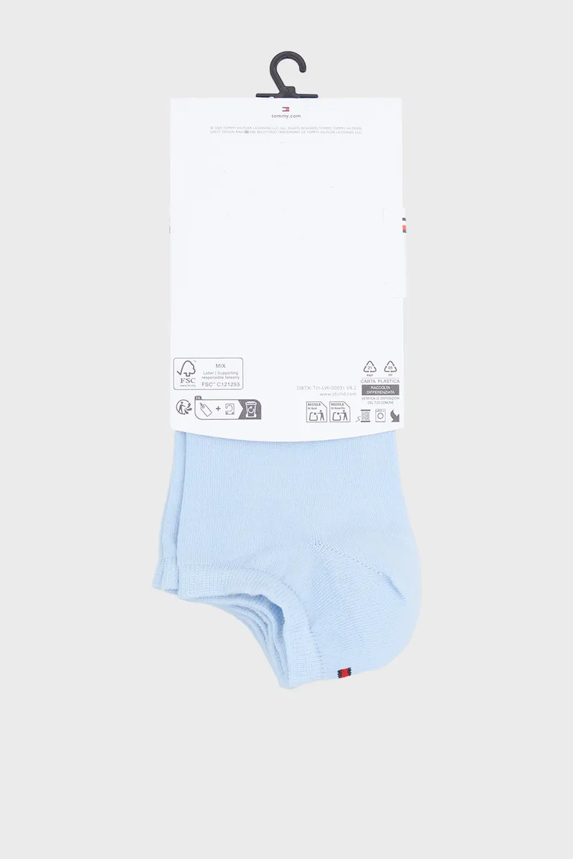 Женские голубые носки (2 пары) SNEAKER REFINED MONOG 3