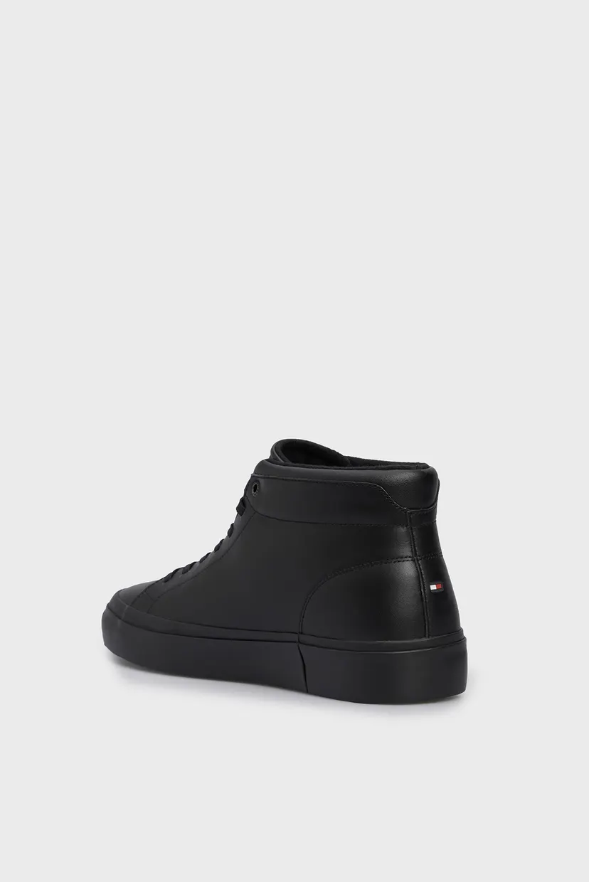 Мужские черные кожаные кроссовки MODERN VULC LTH HI WL 5