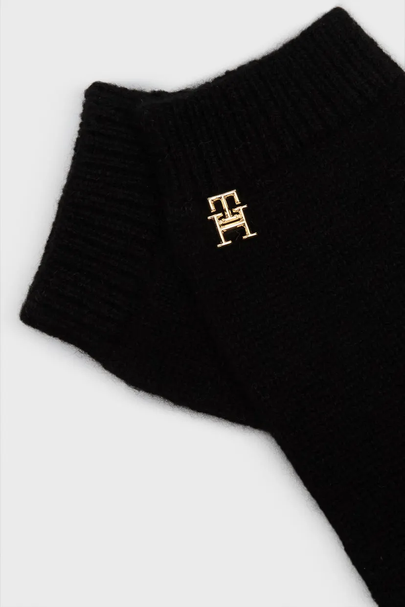 Женские черные кашемировые перчатки CASHMERE CHIC GLOVES 3
