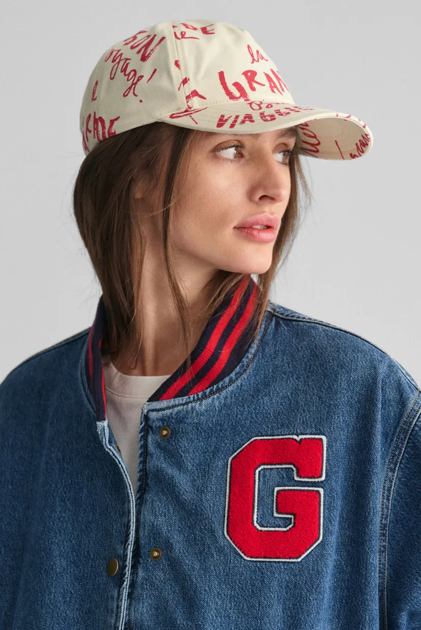 Жіночий синій джинсовий бомбер DENIM VARSITY 4