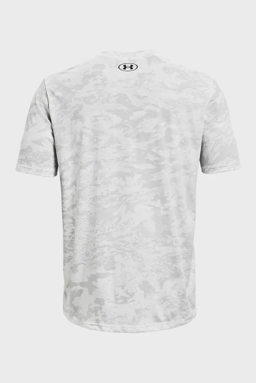 Мужская белая футболка UA ABC CAMO SS 6