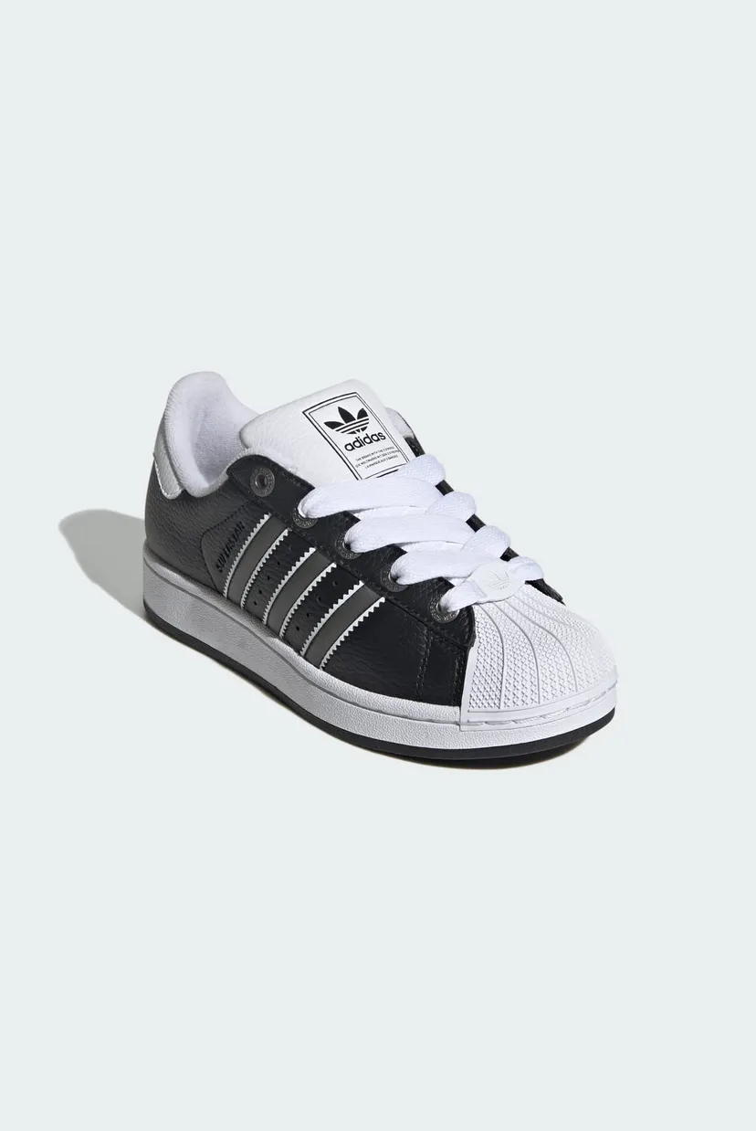 Дитячі чорні снікерси Superstar II Kids 4
