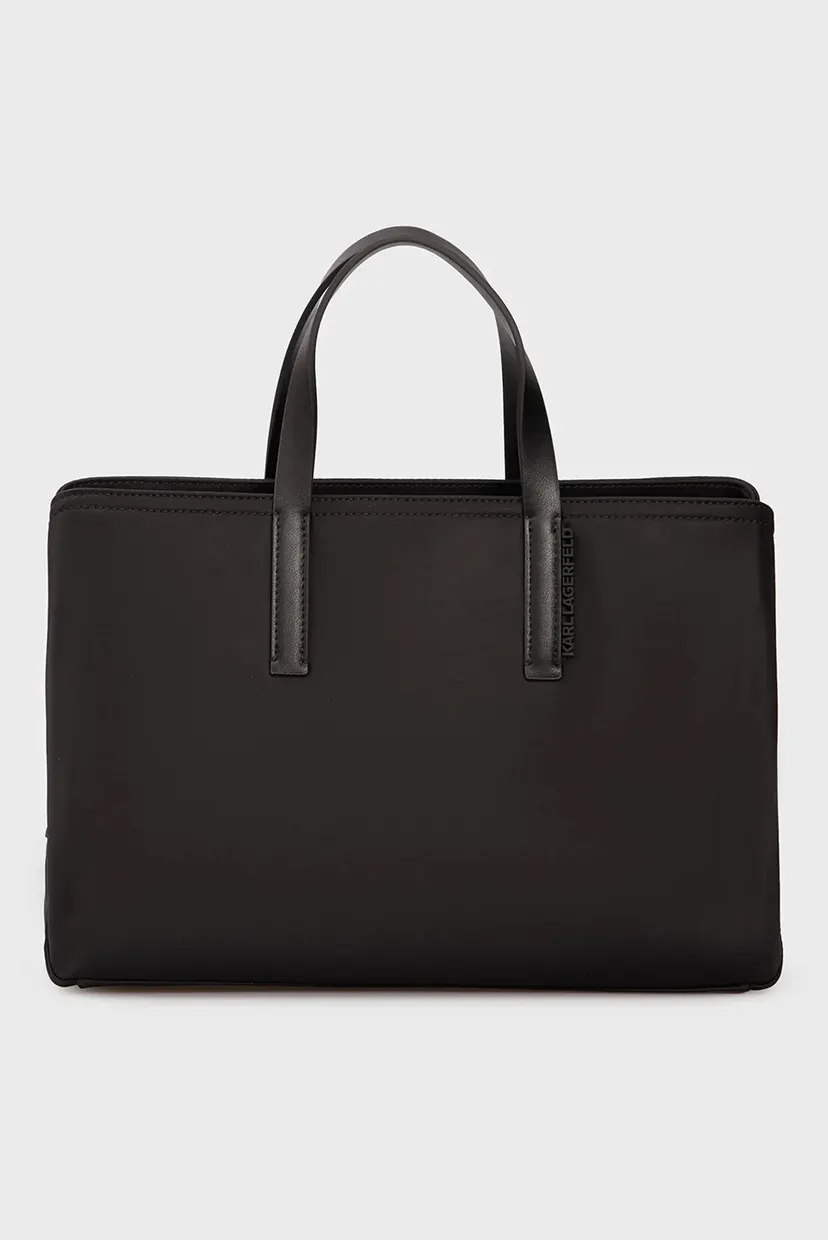 Женская черная сумка K IKONIK 2.0 NYLON SATCHEL 4