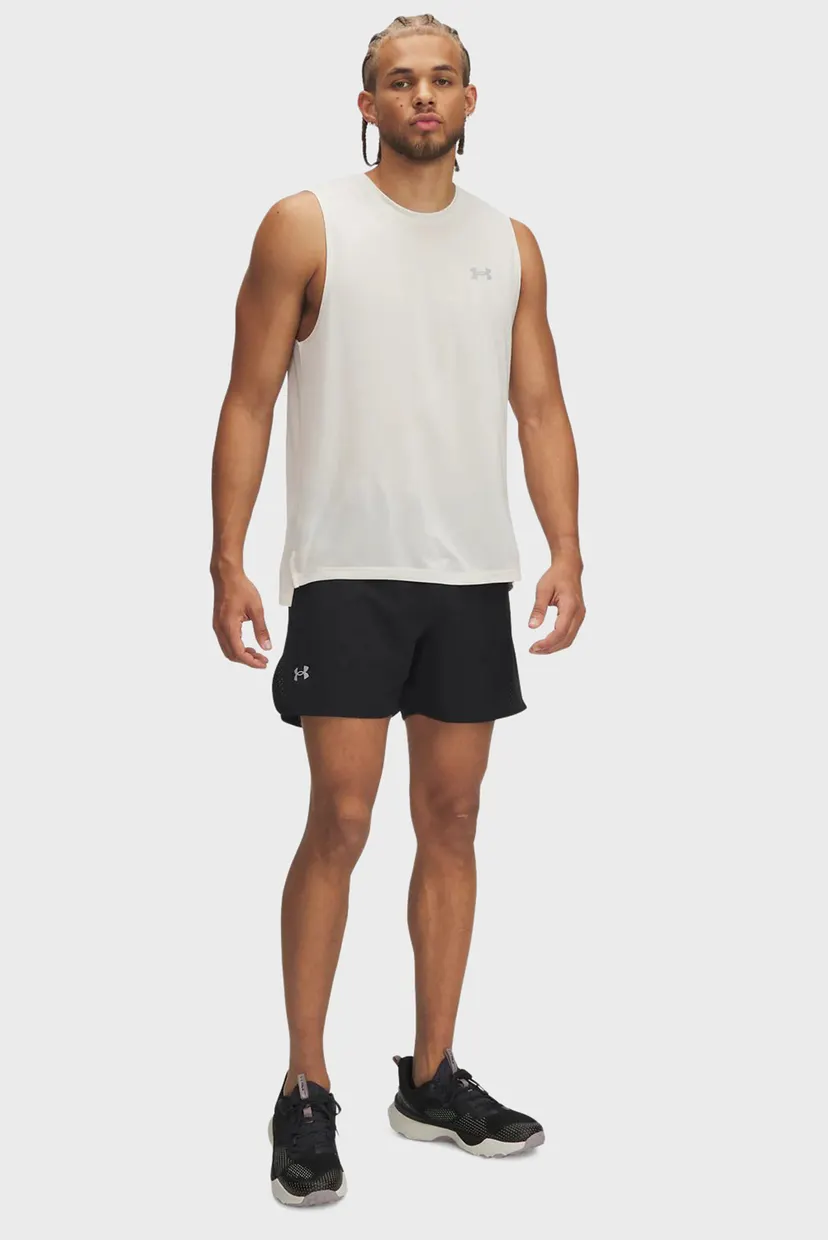 Мужские черные шорты UA TRAIL RUN LAUNCH SHORTS 3