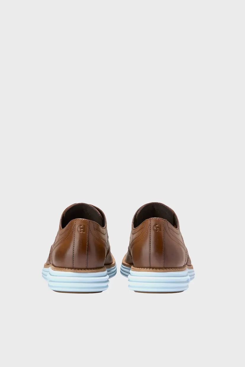 Мужские коричневые кожаные броги ØriginalGrand Remastered Wingtip Oxford 3