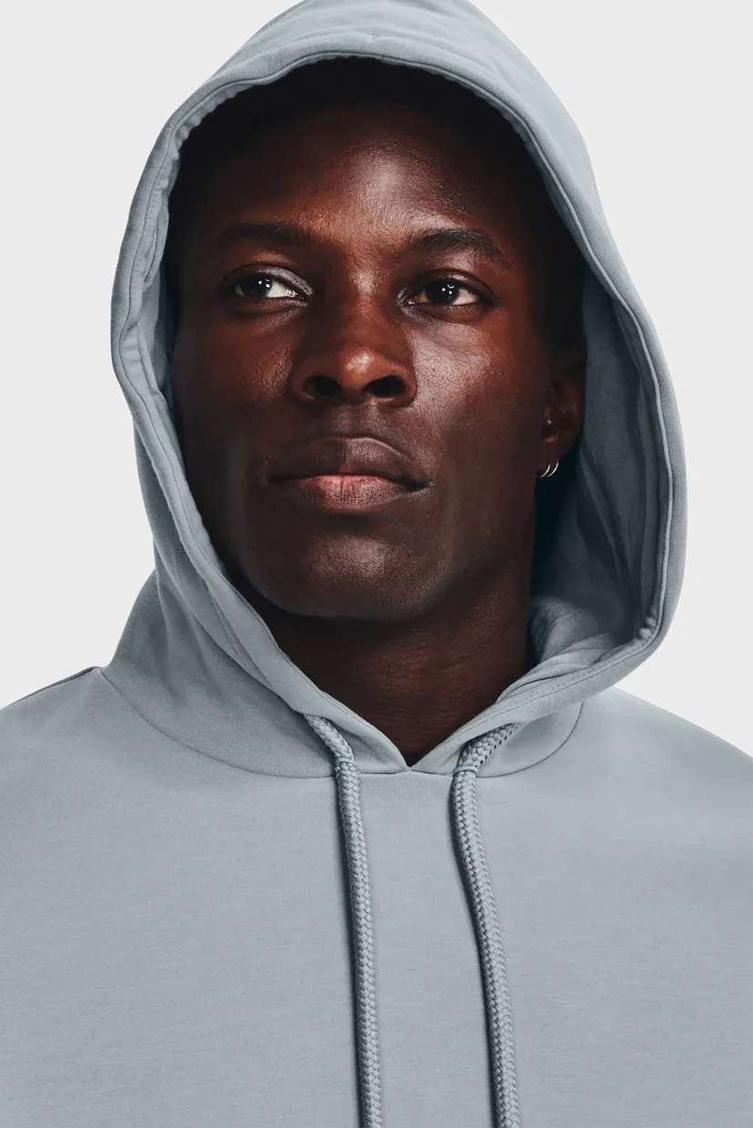 Серое худи UA Summit Knit Hoodie (унисекс) 6