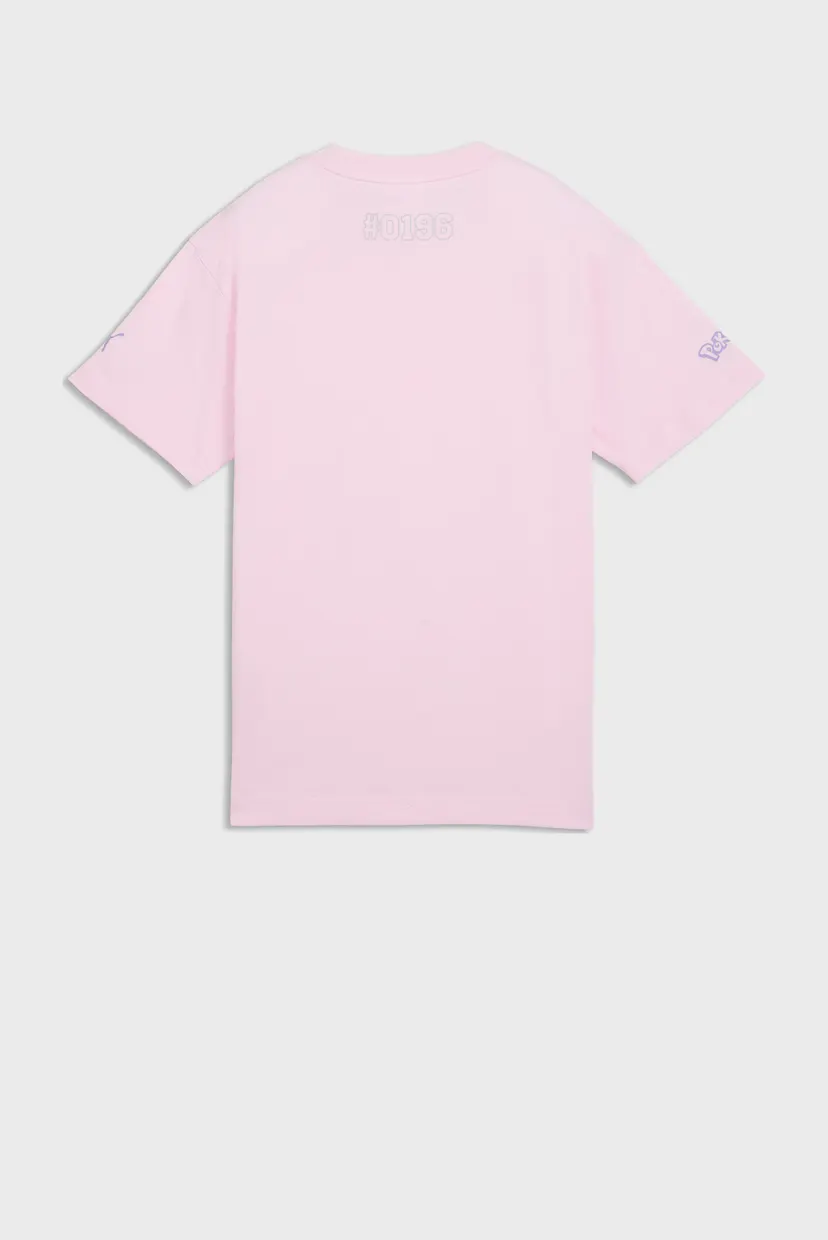 Детская розовая футболка PUMA x POKEMON Relaxed Graphic Tee Youth 5