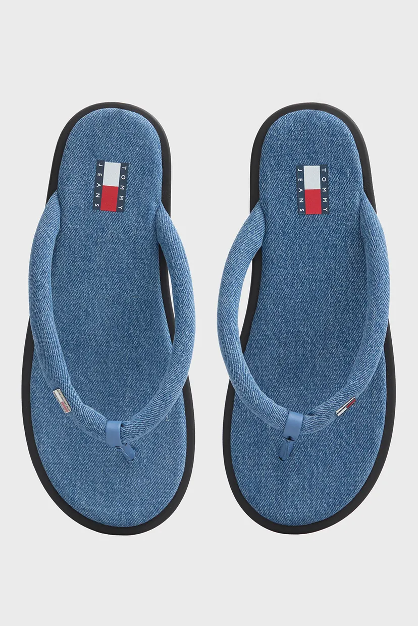 Жіночі сині джинсові в'єтнамки PADDED 4