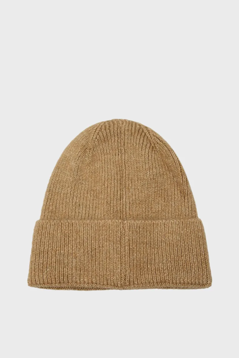 Чоловіча бежева шапка SEASONAL PATCH BEANIE 3