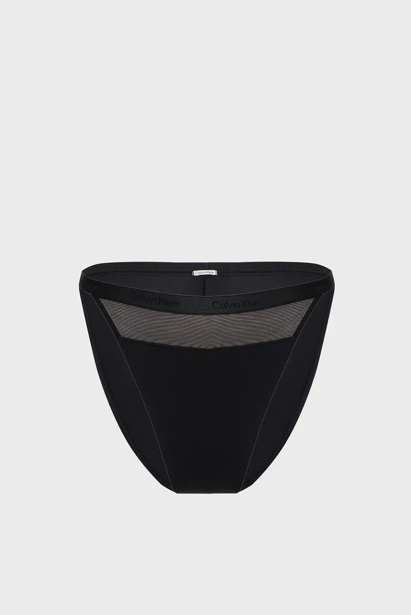 Женские черные трусики HIGH WAISTED BIKINI 7