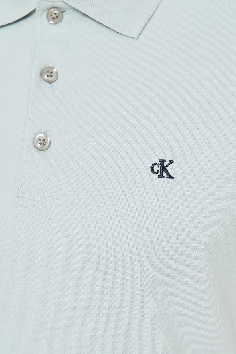 Мужское мятное поло CLASSIC MONOGRAM 3