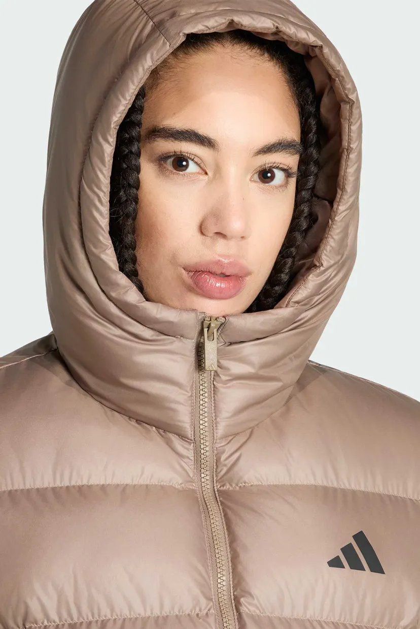 Жіноча бежева куртка ESSENTIALS INSULATION HOODED 4