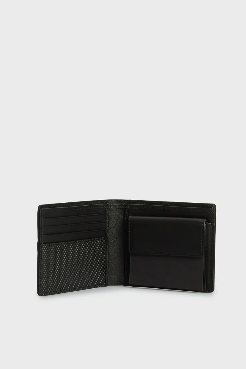 Чоловічий чорний шкіряний гаманець JAMIE WALLET 4