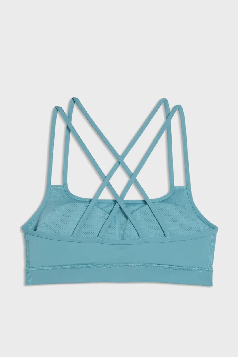 Женский бирюзовый топ MOVE Strappy Bra — Low Women 5
