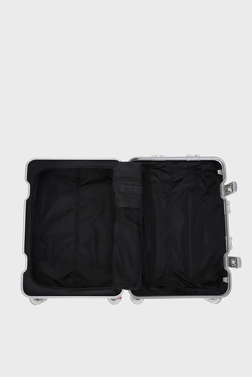 Срібляста валіза ALUMINUM TROLLEY 4