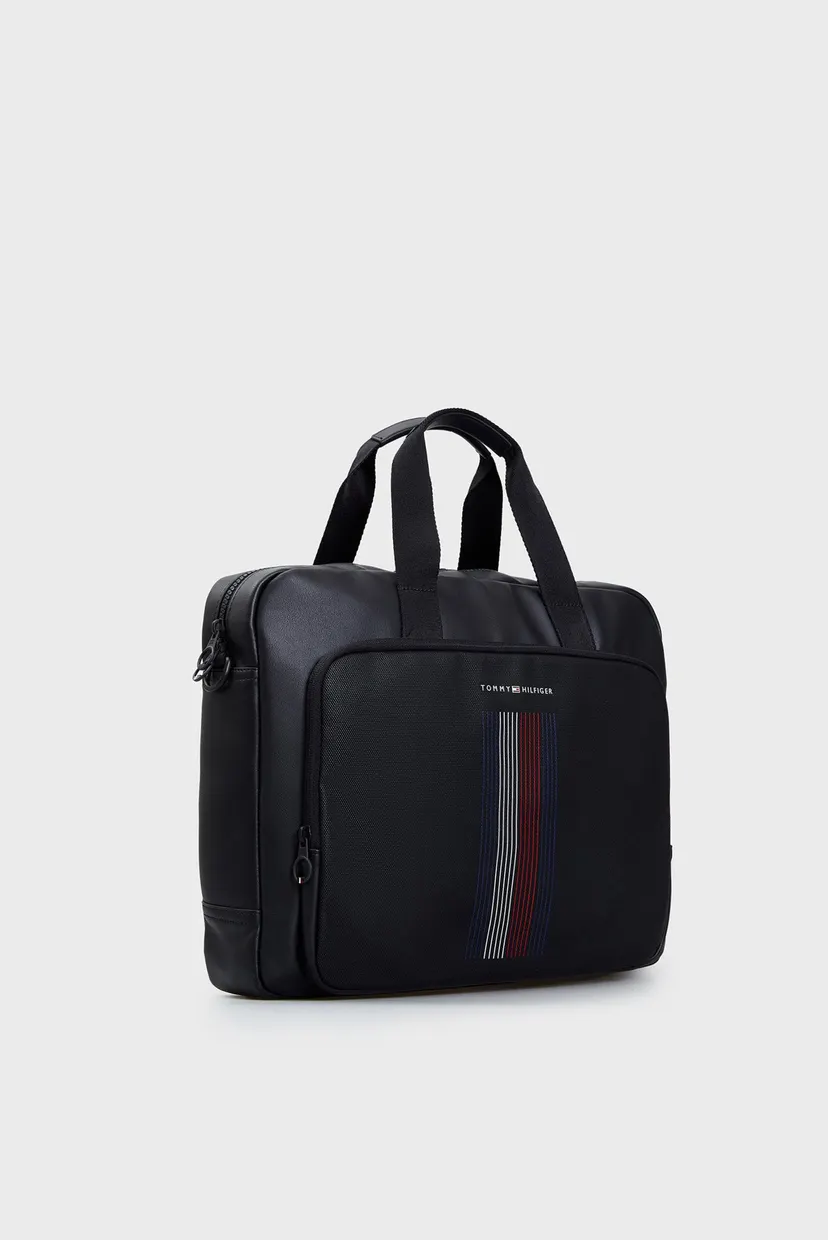 Мужская черная сумка для ноутбука TH FOUNDATION COMPUTER BAG 3