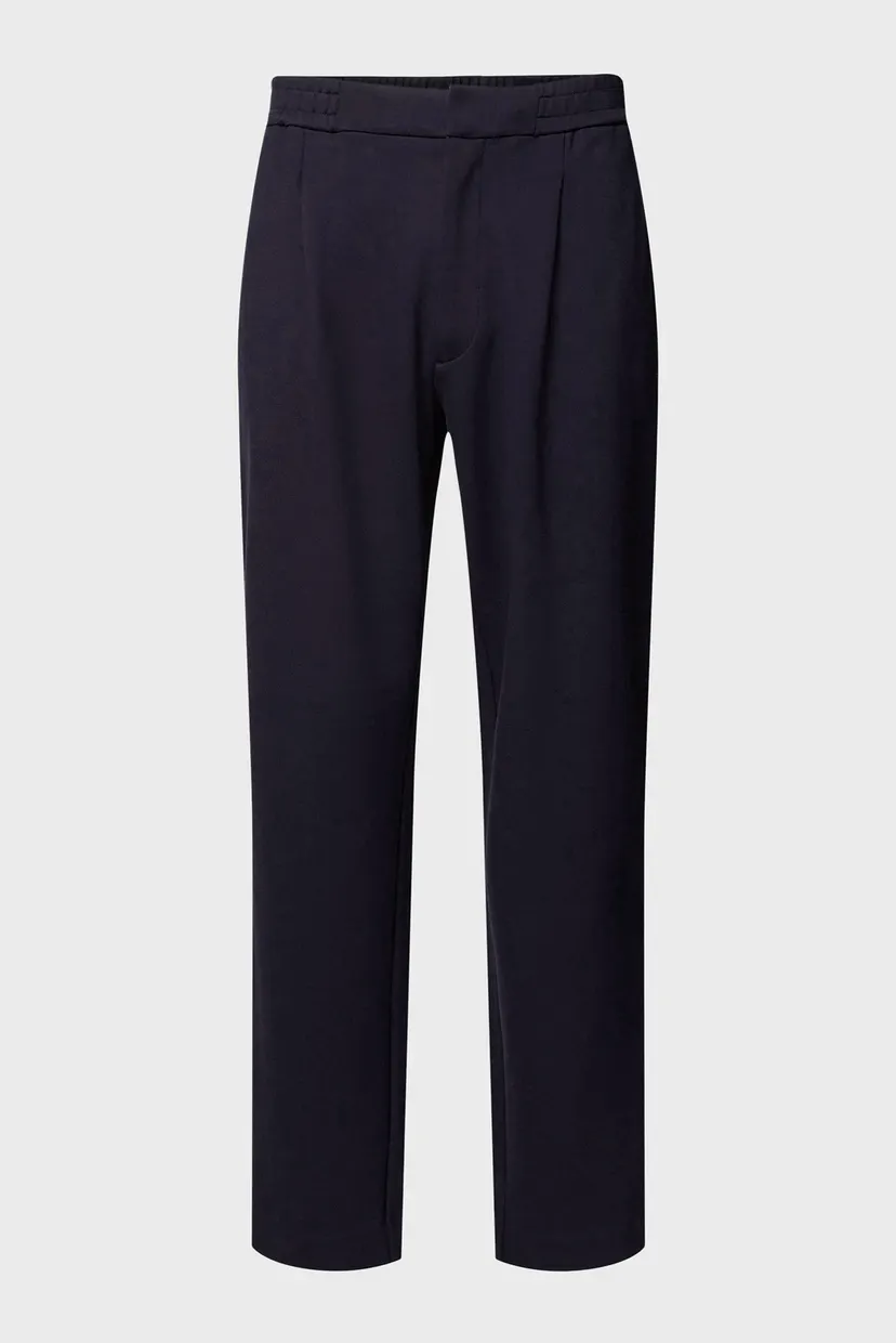 Мужские темно-синие брюки SLIM TAPERED KNIT 6