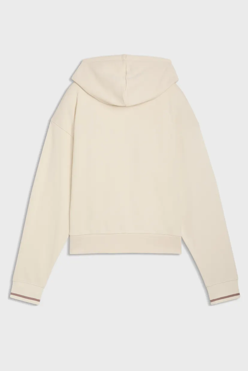 Женское бежевое худи PUMA Class Full-Zip Hoodie Women 5