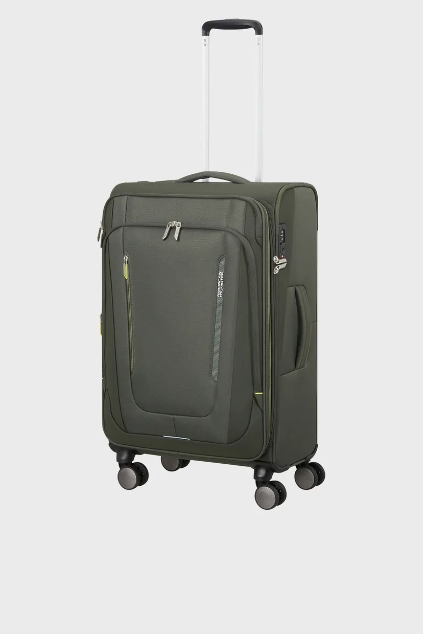 Оливковый чемодан 68 см WANDERLITE 6
