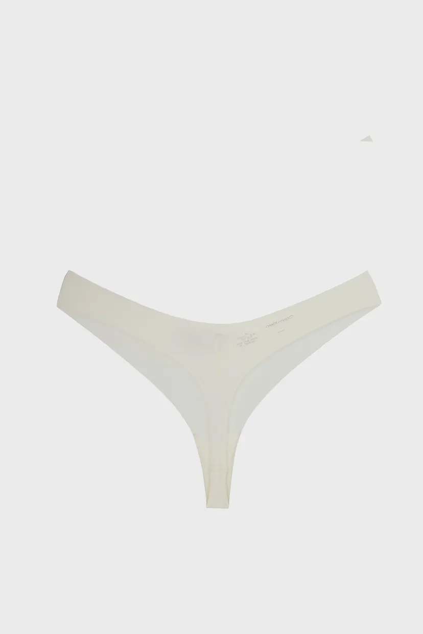 Жіночі білі трусики THONG 6