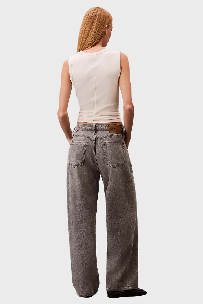 Жіночі сірі джинси LOW RISE BAGGY 3