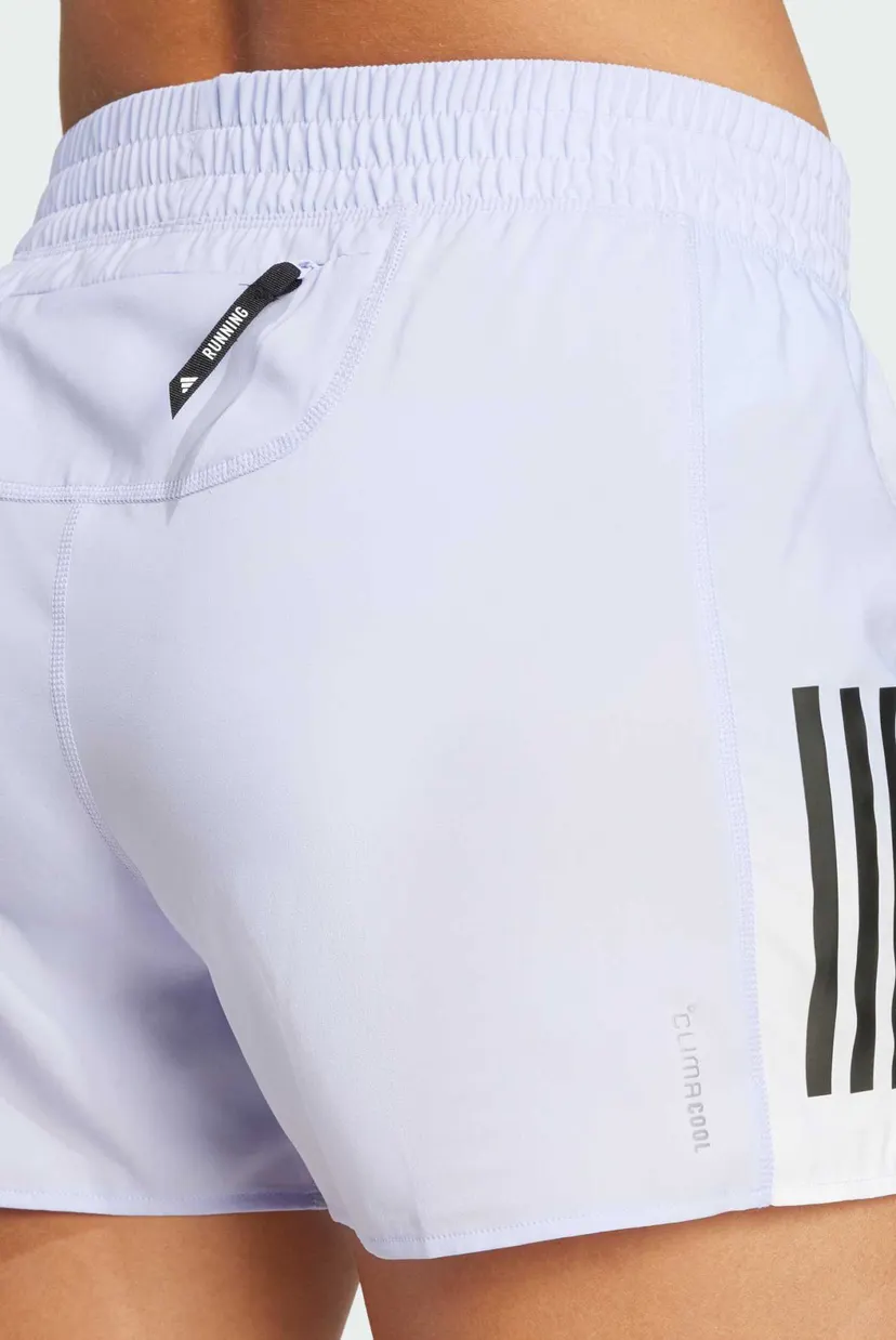 Женские сиреневые шорты Own the Run CLIMACOOL Colorblock 5