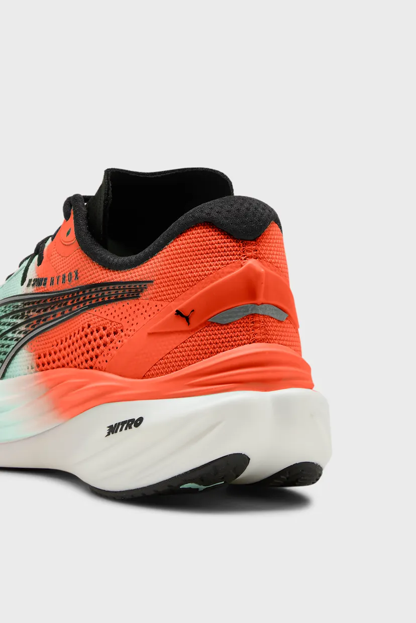 Мужские зеленые кроссовки PUMA x HYROX Deviate NITRO™ 3 Running Shoes Men 6