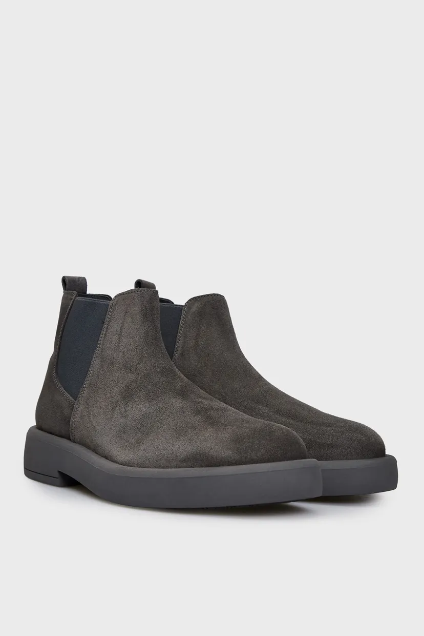 Чоловічі сірі замшеві челсі FASHION HILFIGER SUEDE CHELSEA 3