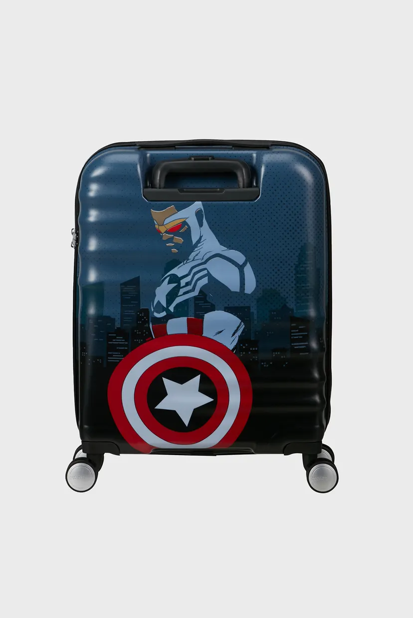 Дитяча темно-синя валіза 55 см WAVEBREAKER DISNEY CAPITAN AMERICA CITY 4