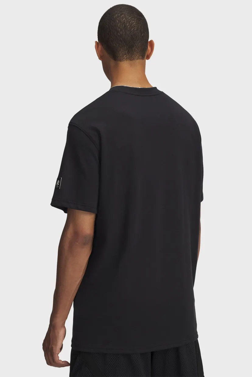Чоловіча чорна футболка Curry Verbiage Tee 1 3