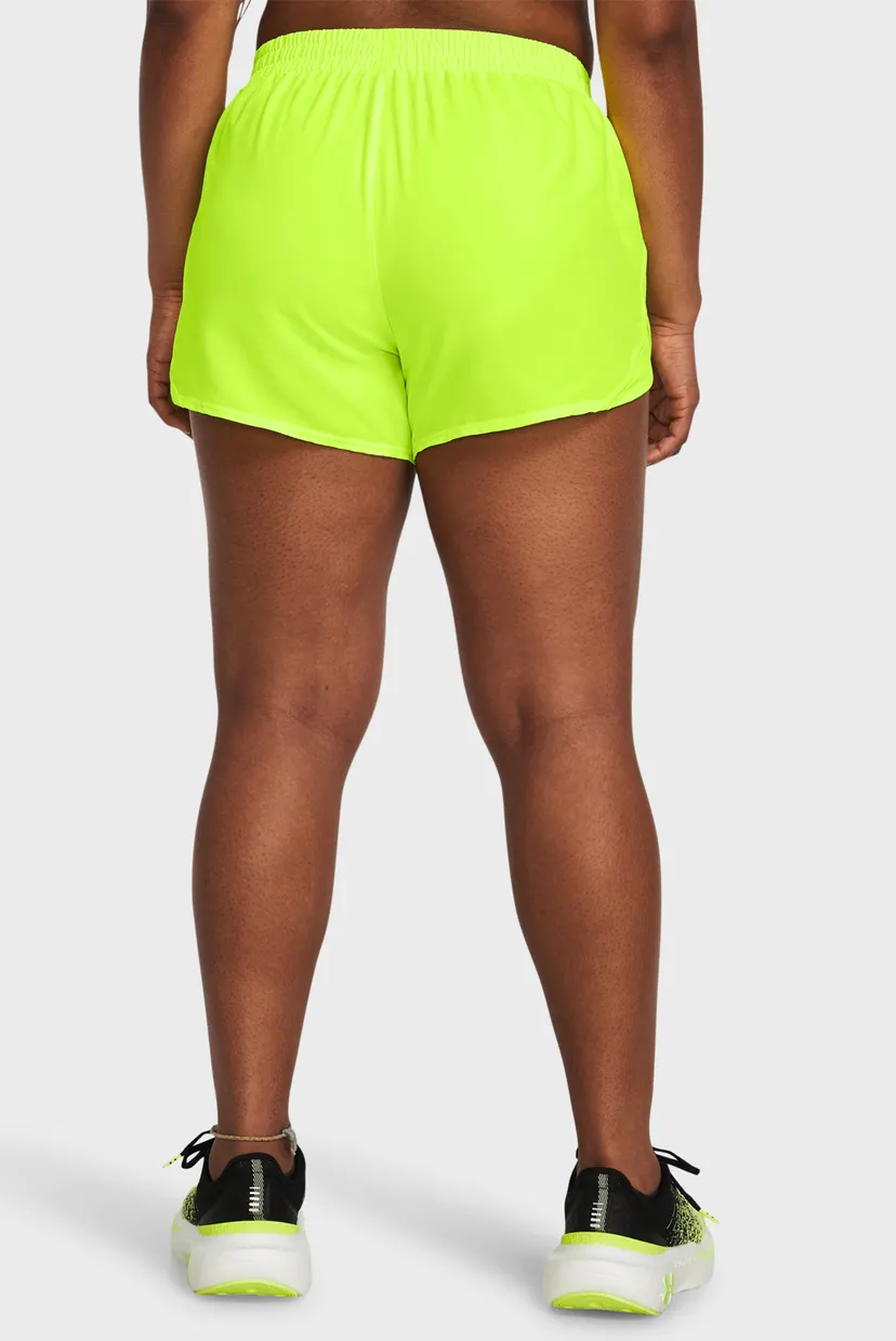 Жіночі жовті шорти UA Fly By 3'' Shorts 3