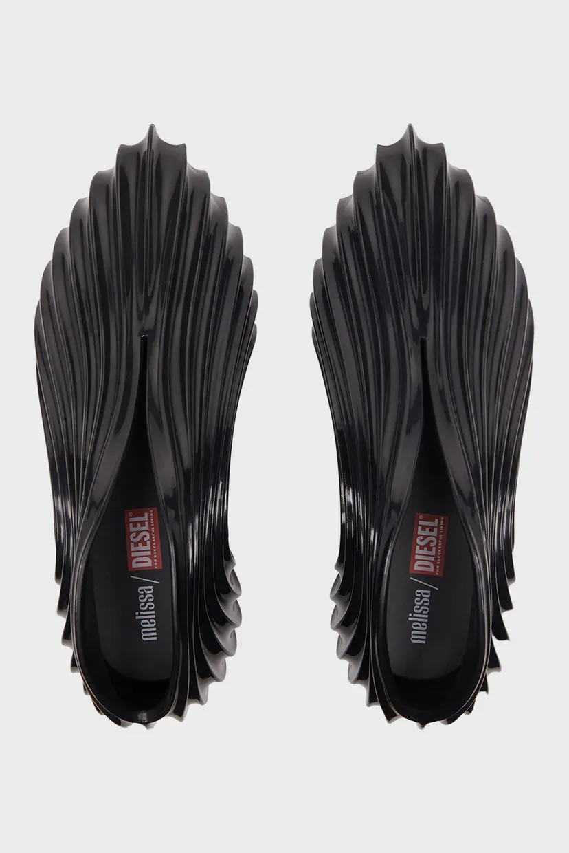 Жіночі чорні сліпони Diesel х MELISSA QUANTUM 4