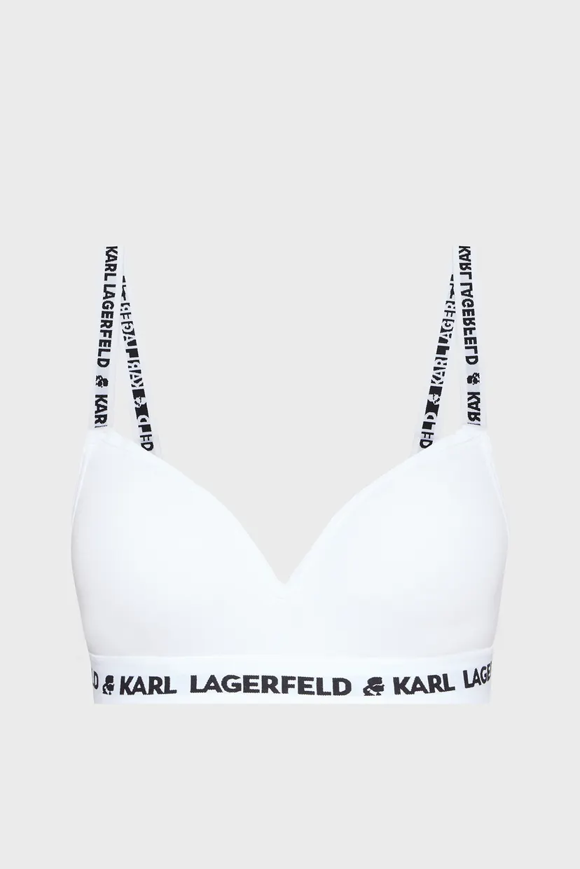 Жіночий білий бюстгальтер LOGO PADDED BRA 6