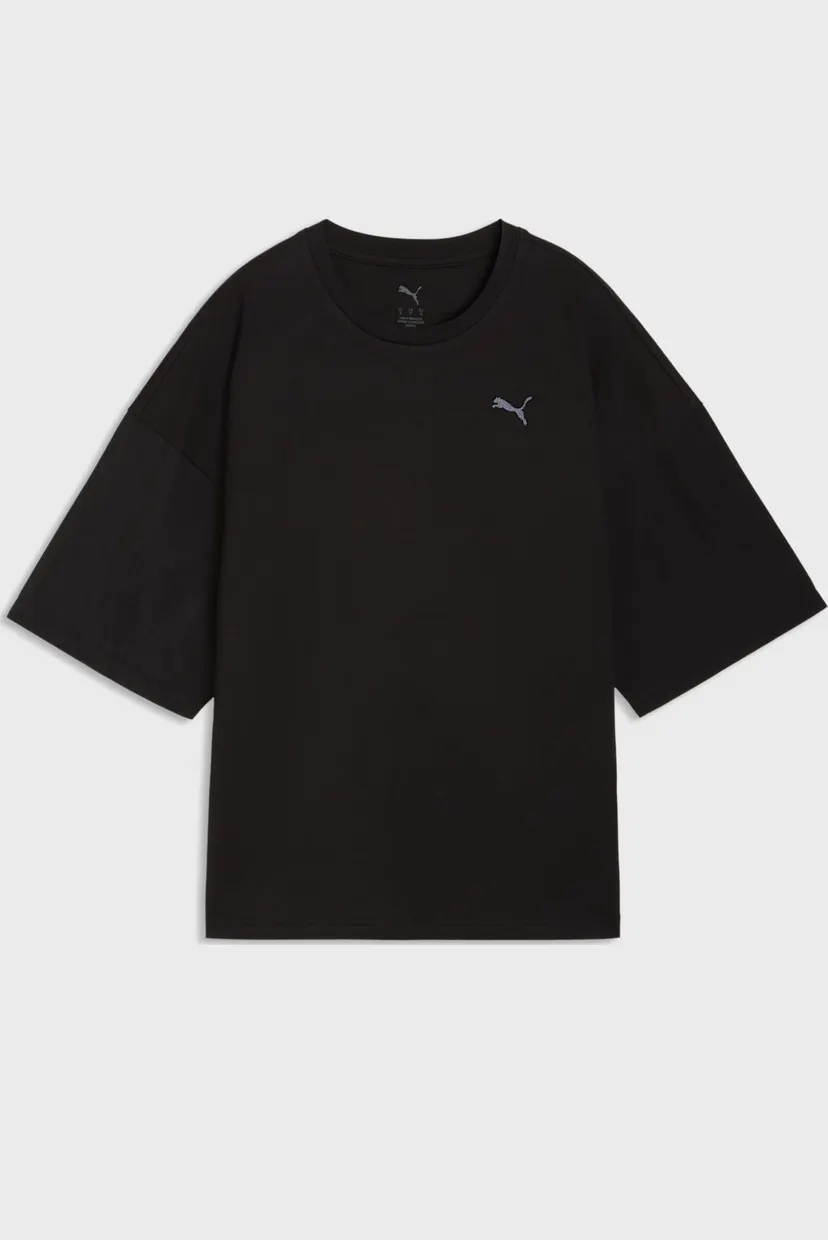 Женская черная футболка HER Oversized Tee Women 4