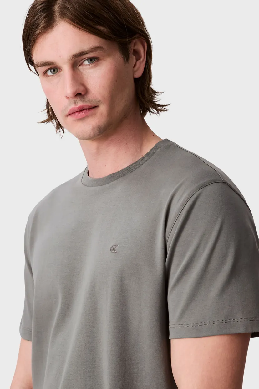 Мужская серая футболка SUPIMA CHEST 4