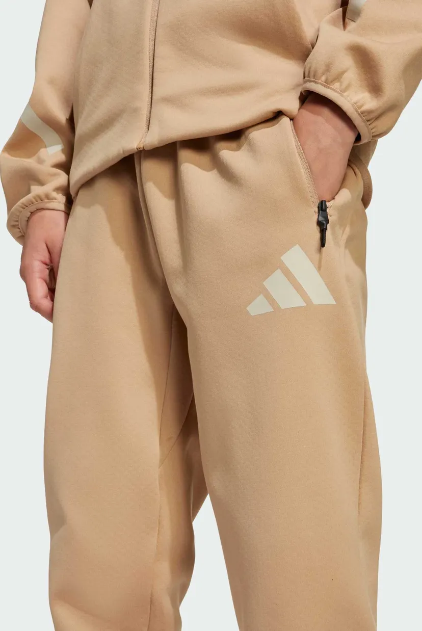 Детские бежевые спортивные брюки adidas Z.N.E. Tapered-Leg Kids 6