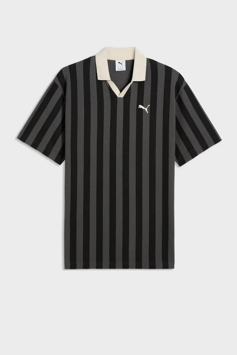 Чоловіче чорне поло у смужку PUMA Class Relaxed Pinnacle Polo Men 4