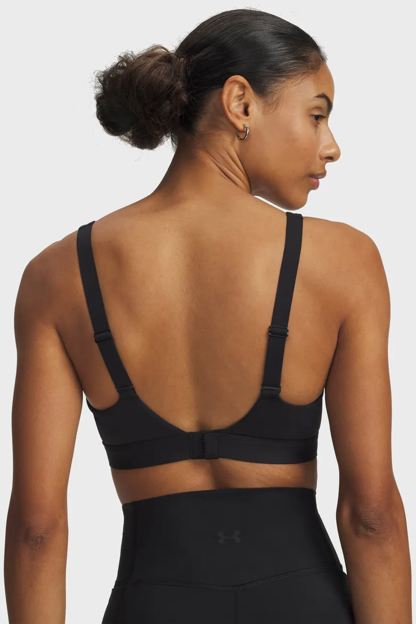 Женский черный топ UA Effortless High Bra 3