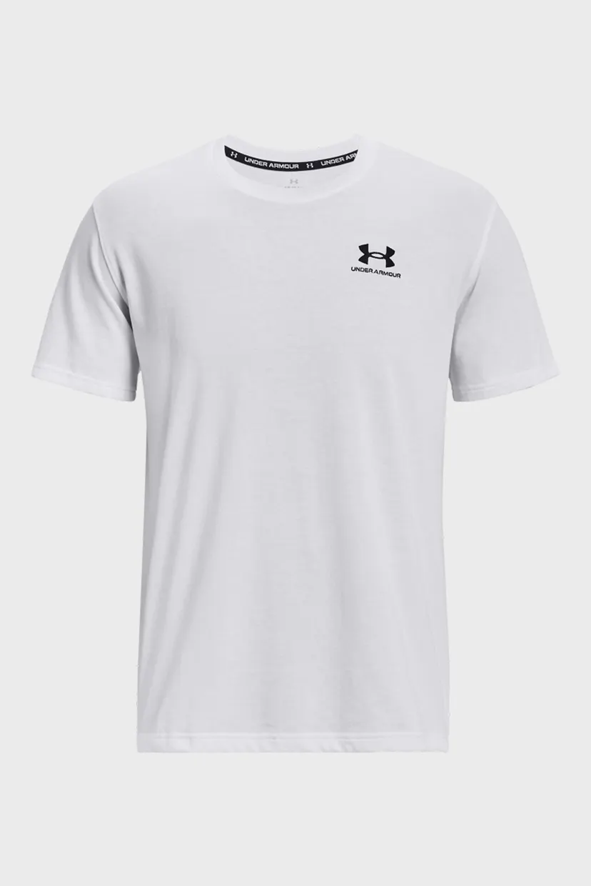 Чоловіча біла футболка UA LOGO EMB HEAVYWEIGHT 5