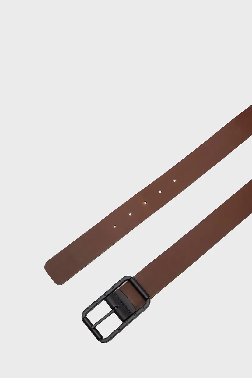 Мужской кожаный двусторонний ремень TJM REV. TRAVEL BUCKLE BELT 3