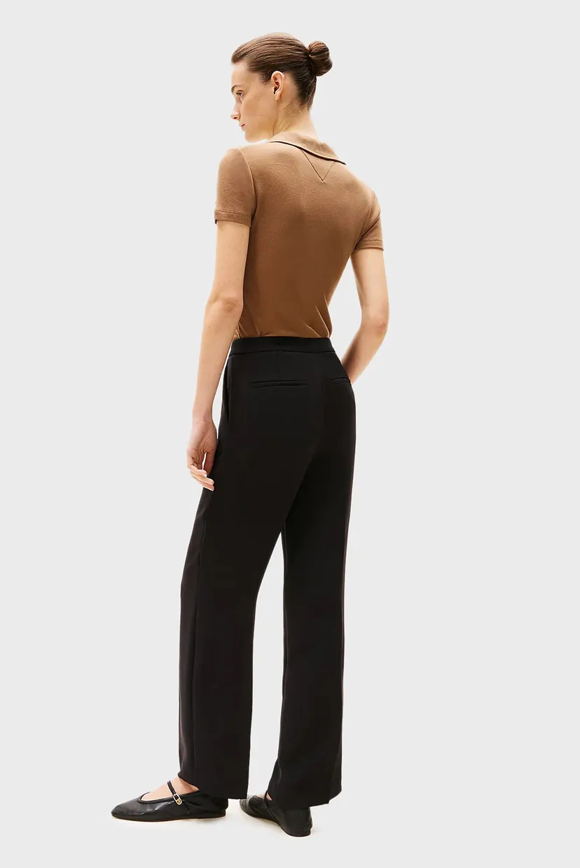 Жіночі чорні брюки CREPE RELAXED STRAIGHT PANT 3