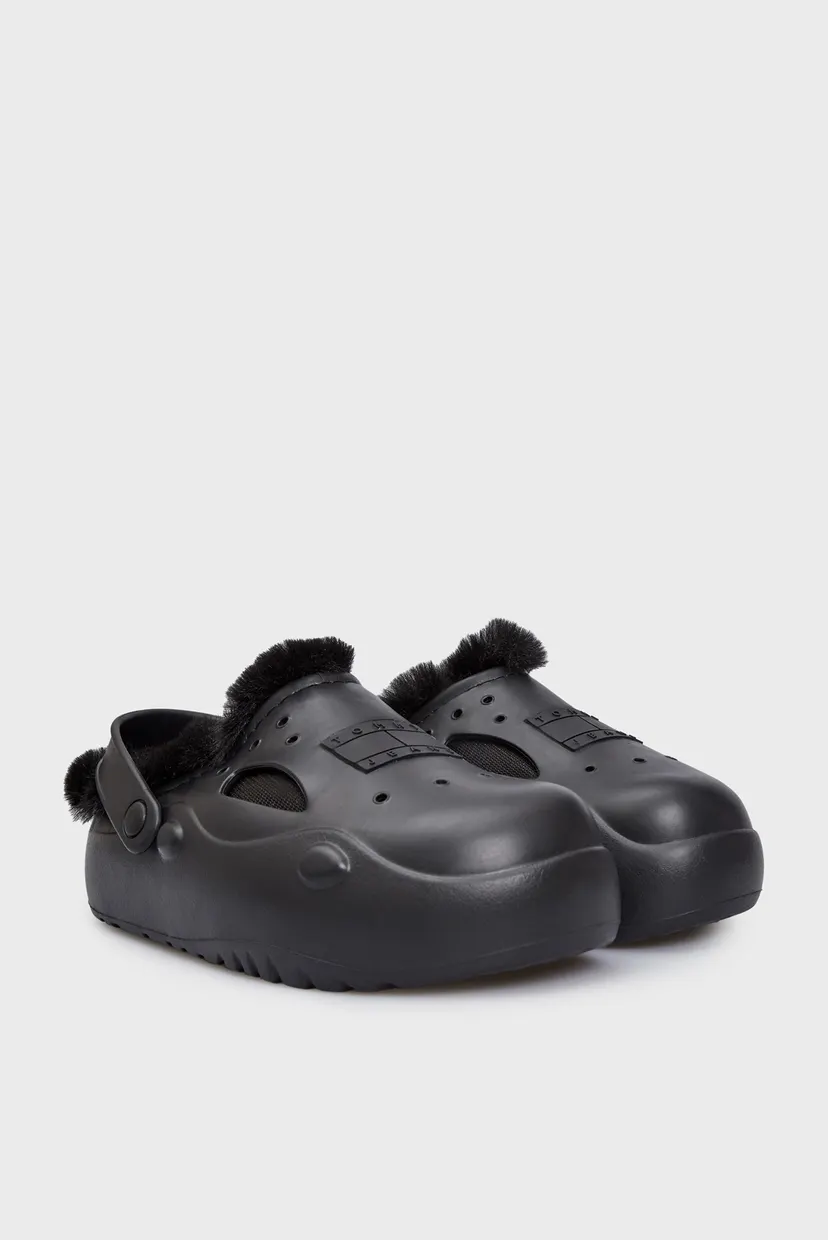 Женские черные клоги TJW FREEDOM MULE WARM LINING 3