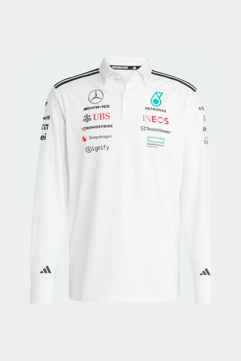 Мужское белое поло Mercedes - AMG Petronas Formula One Team 6