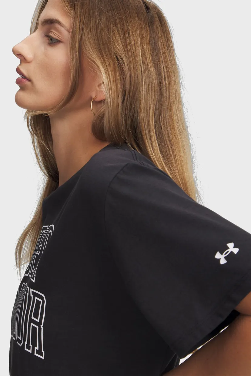 Жіноча чорна футболка Rival OS Campus Tee-BLK 3