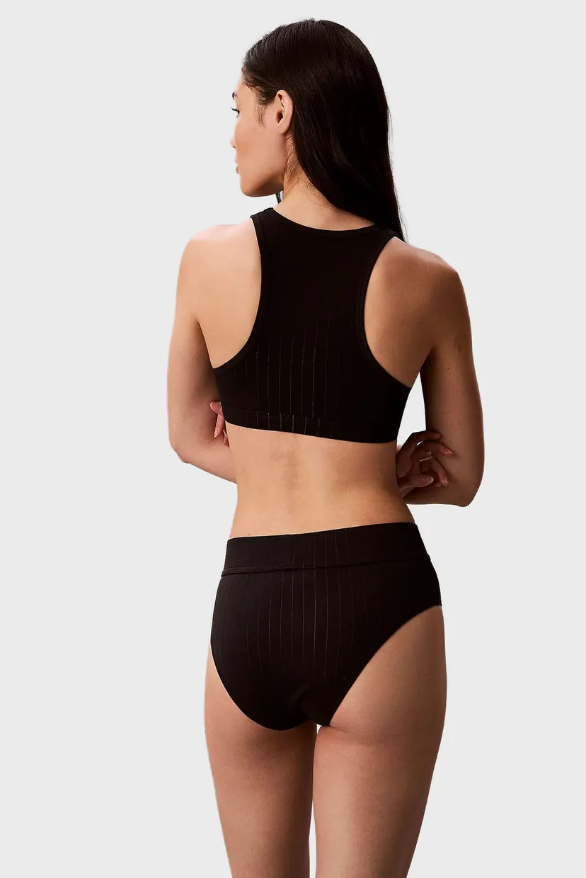 Женский черный топ UNLINED 4