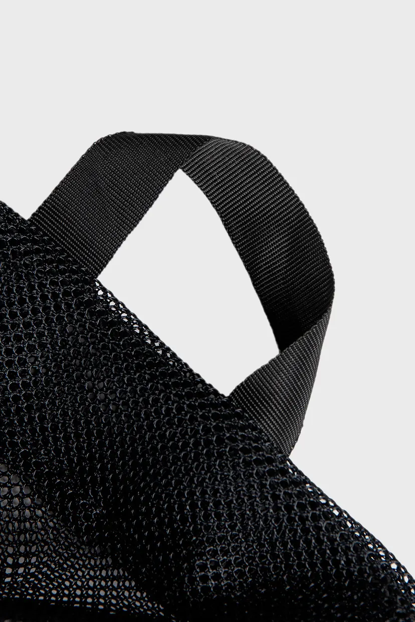 Черный рюкзак-мешок ONE GO MESH BAG 5
