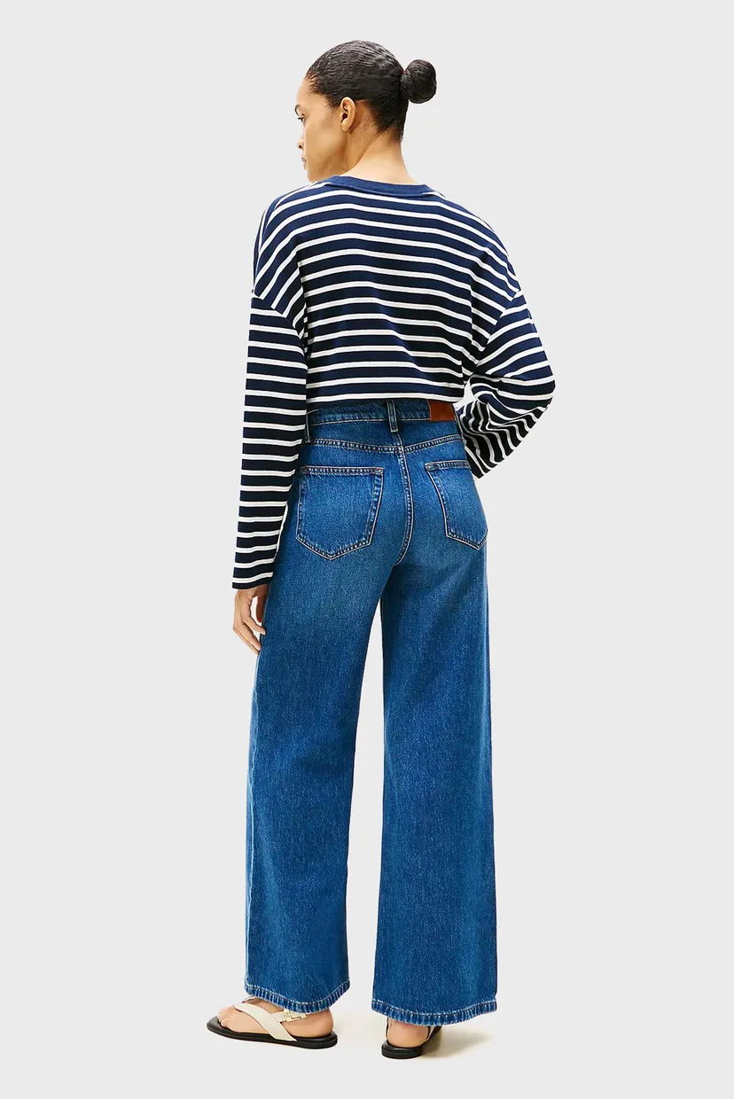 Женские синие джинсы DNM FLO WIDE LEG HW 3