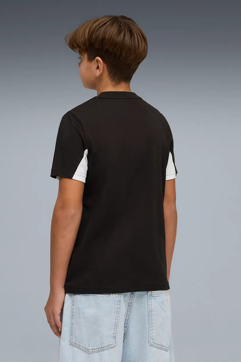 Детская черная футболка Essentials Block Tee Youth 3