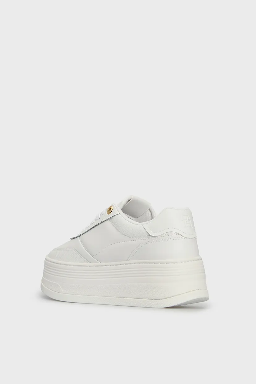 Женские белые сникерсы PLATFORM LUX COURT SNEAKER 5